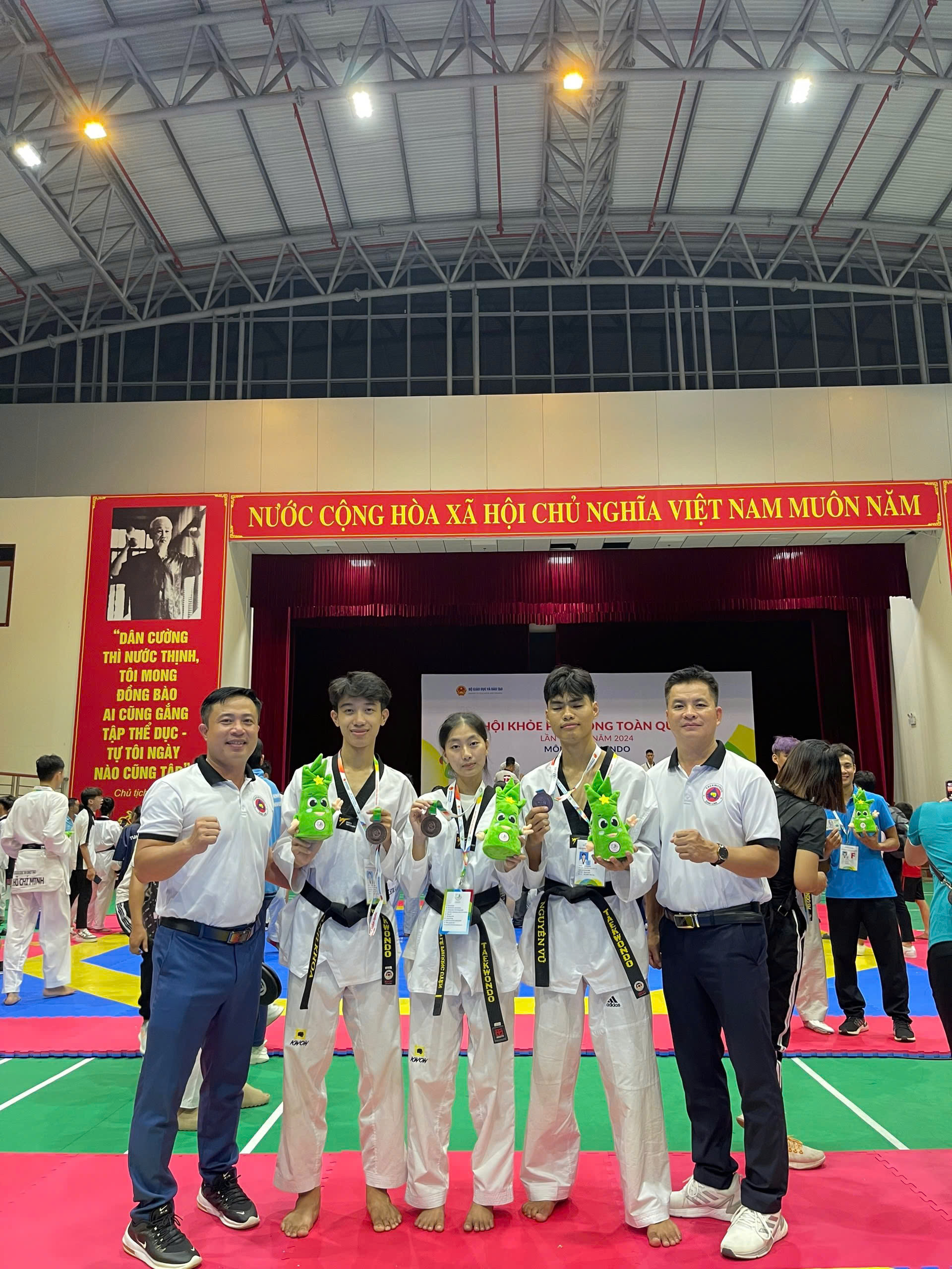 Võ sinh đạt thành tích tại Hội khoẻ Phù đổng toàn quốc năm 2024